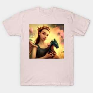 Dragon Prinsess with dragon T-Shirt
